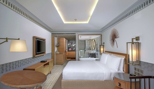 Deluxe-Suite, Balkon, Flussblick