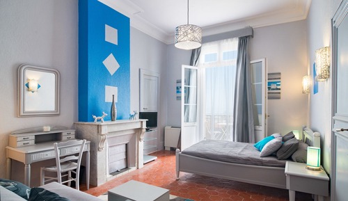 Familien-Vierbettzimmer, Verbindungszimmer, Meerblick