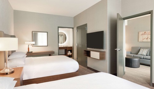 Suite, 2 Queen-Betten, barrierefrei, Badewanne