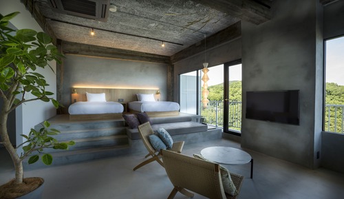 Zweibettzimmer, Eckzimmer (Ocean corner　301)