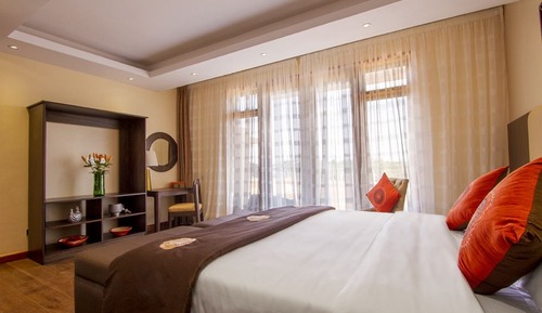 Deluxe-Doppel- oder -Zweibettzimmer