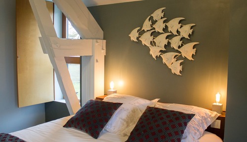 Superior-Doppelzimmer, mit Bad, Gartenblick (Les Pieds dans l'Eau)