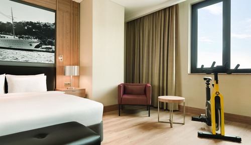 Basic-Doppelzimmer, 1 Queen-Bett, Nichtraucher (Fitness Room)