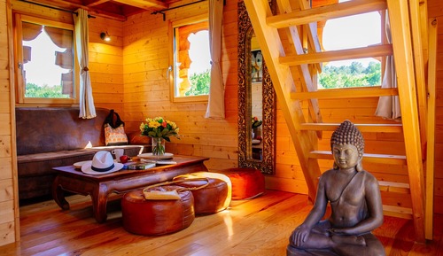 Ferienhütte, Mehrere Betten, Nichtraucher (Temple perché avec spa)
