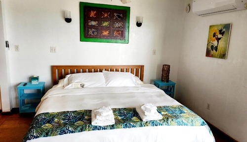 Standardzimmer, 1 King-Bett, Terrasse, Strandblick