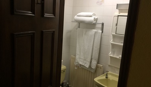 Standard-Zweibettzimmer, mit Bad, Blick auf den Innenhof (Ensuite with Shower)