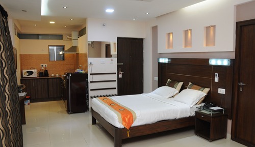 Deluxe-Studiosuite, 1 Queen-Bett, barrierefrei, Kochnische
