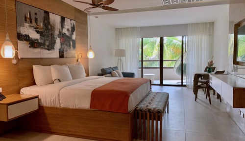 Junior-Suite, 1 King-Bett, Gartenblick