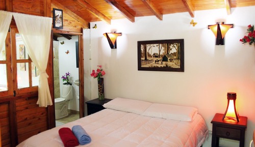 Romantisches Einzelzimmer, 1 Queen-Bett, eigenes Bad, Bergblick