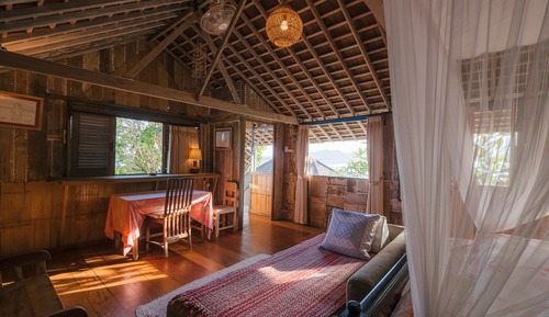 Deluxe-Ferienhaus, 2 Schlafzimmer, Meerseite