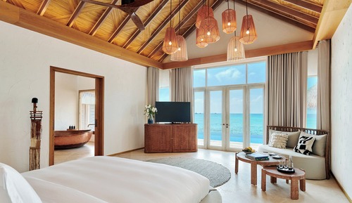 Three Bedroom Sunset Water Villa with Private Pool