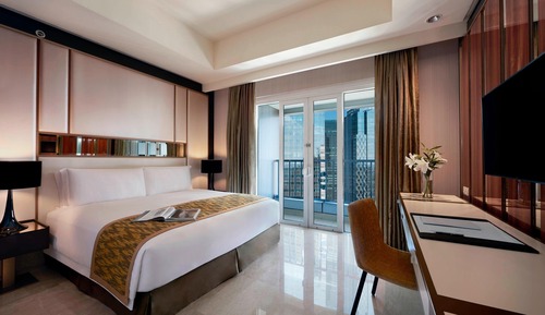 Executive-Zimmer, 1 Schlafzimmer, Balkon, Stadtblick