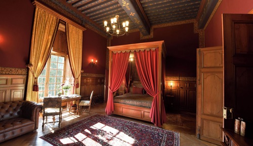 Grand-Doppelzimmer, 1 King-Bett, zum Garten hin