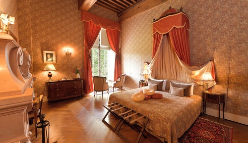Deluxe-Doppelzimmer, zum Garten hin