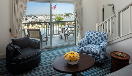 Deluxe-Suite, 1 King-Bett und Schlafsofa, Balkon, Buchtblick (Harbor Loft Suite - Water View)