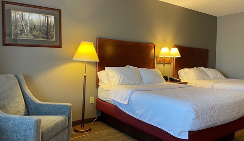 Zimmer, 2 Queen-Betten, Nichtraucher, Seeblick