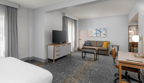 Studio, 1 King-Bett, barrierefrei, Nichtraucher (Mobility & Hearing, Roll-in Shower)