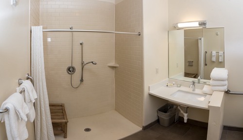 Suite, 1 Schlafzimmer, barrierefrei (Roll-In Shower)