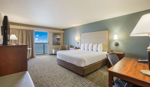 Deluxe-Zimmer, 1 King-Bett, Balkon, Seeseite