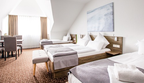 Familien-Vierbettzimmer, 1 Queen-Bett und Schlafsofa