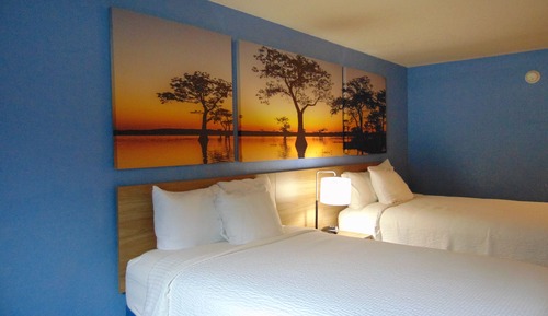 Zimmer, 2 Doppelbetten, Nichtraucher (Exterior Room)