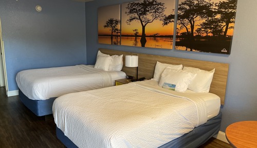 Zimmer, 2 Doppelbetten, Raucher (Exterior Room)