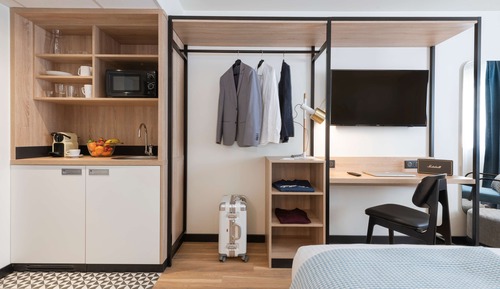 Standardzimmer, 2 Einzelbetten, Badewanne (Kitchenette)
