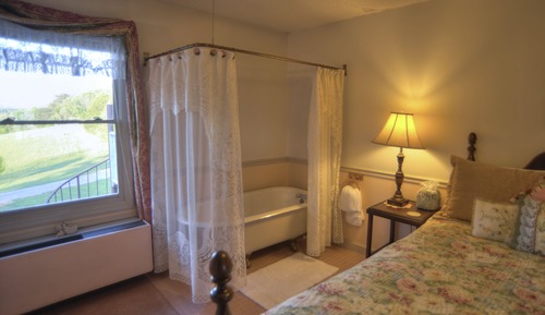 Standardzimmer, 1 Queen-Bett, Badewanne, Bergblick