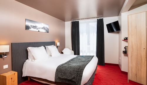 Superior-Vierbettzimmer, Blick auf die Anlage