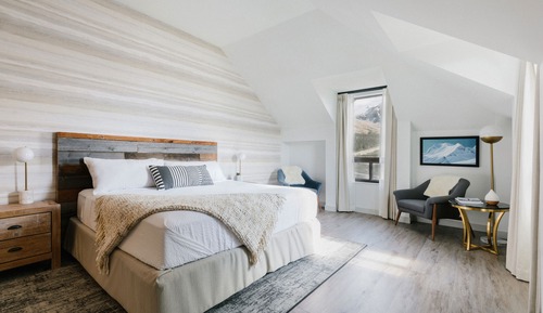 Superior-Einzelzimmer, 1 King-Bett, Bergblick