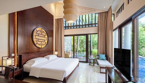 Deluxe-Villa, Poolzugang