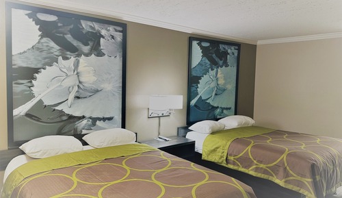 Zimmer, 2 Doppelbetten, Raucher