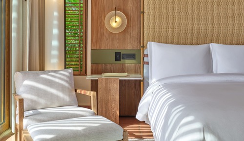 Zimmer, 1 King-Bett, Gartenblick
