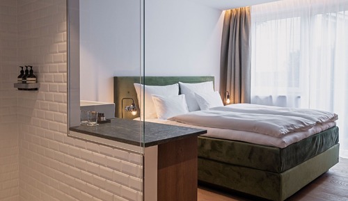 Superior-Doppelzimmer, 1 King-Bett, Bergblick