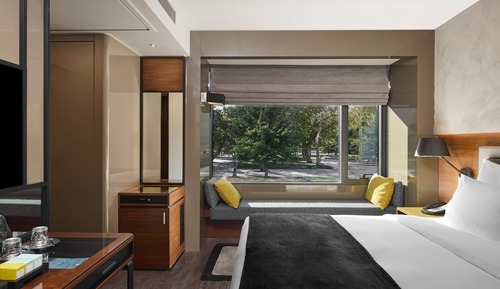 Deluxe-Zimmer, 2 Einzelbetten, Nichtraucher, Parkblick