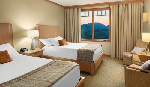 Zimmer, 2 Queen-Betten, Flussblick (Lodge)