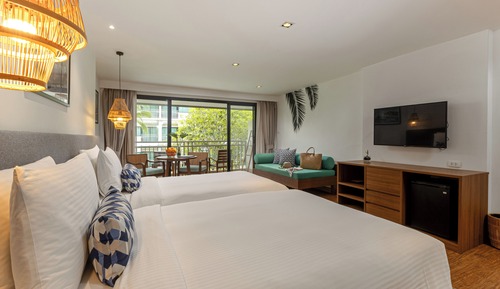 Premier-Zweibettzimmer, Balkon (Garden)