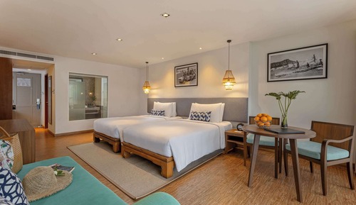 Premier-Zweibettzimmer, Terrasse (Garden)