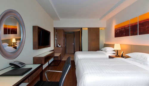Superior-Zimmer, 2 Einzelbetten, Stadtblick