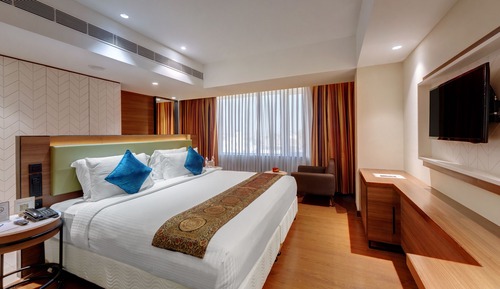 Deluxe-Doppel- oder -Zweibettzimmer