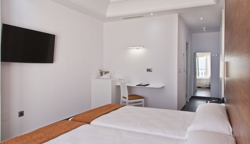 Standardzimmer, Mehrere Betten, Terrasse, Stadtblick