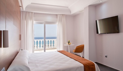 Standardzimmer, 1 Queen-Bett, Terrasse, Meerblick