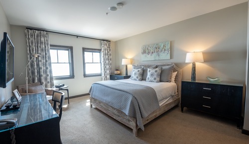 Penthouse, 2 Schlafzimmer, Bergblick