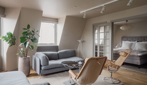 Presidential-Suite, Balkon, Hafenblick