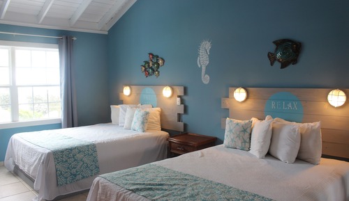 Deluxe-Ferienhaus, 2 Queen-Betten, Meerblick, am Strand