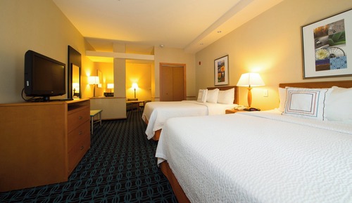 Zimmer, 2 Queen-Betten (Mobility/Hearing Access, Roll-In Shwr)