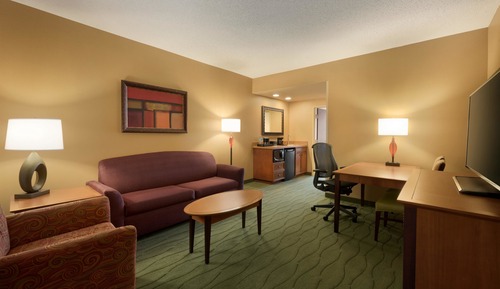 Suite, 2 Doppelbetten, barrierefrei, Badewanne