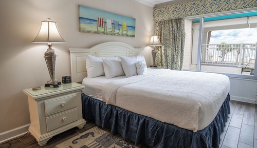 Premium-Zimmer, 1 King-Bett, Meerblick