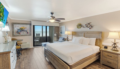 Luxury-Zimmer, 1 King-Bett, Meerblick, Meerseite