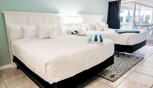 Deluxe-Doppelzimmer, 2 Queen-Betten, Poolblick (Pool view)